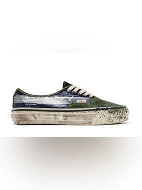 RARE Vans Authentic Premium 'La Habana - Green Blue Size 6.5women NWOB